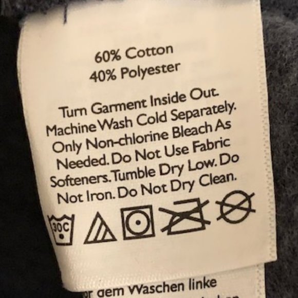 Eddie Bauer Men Midnight Heather Sweatshirt L NWT - Picture 7 of 7